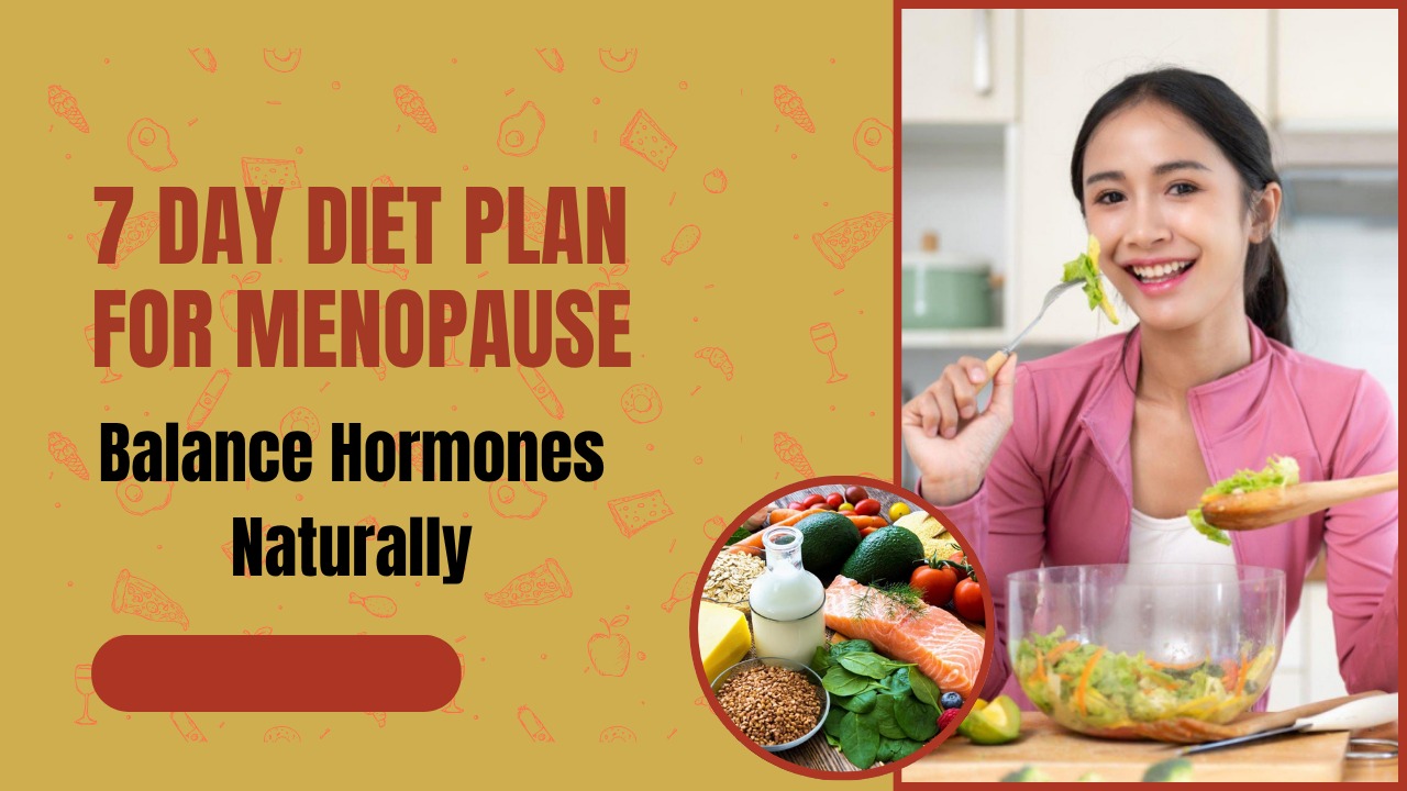 7 day diet plan for menopause