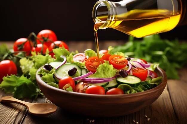 Mediterranean diet salad dressing