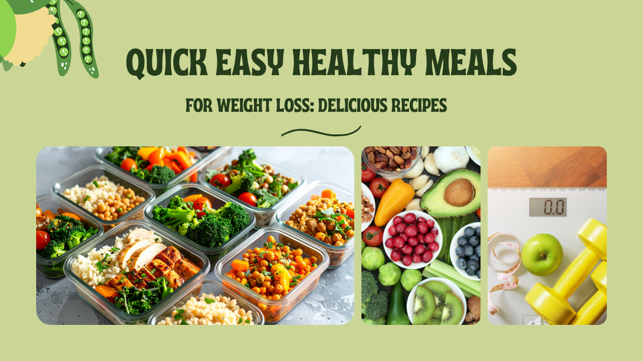 Quick Easy Healthy Meals for Weight Loss