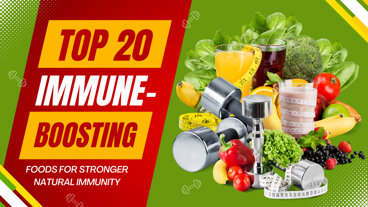 Top 20 immune-boosting foods