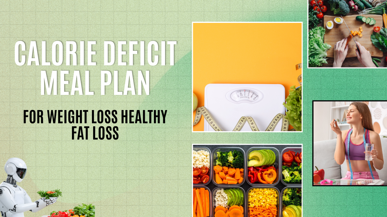 calorie deficit meal plan for weight loss